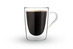 Una taza de caff&eacute; crema