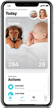 Aplicaci&oacute;n Beb&eacute;+ de Philips